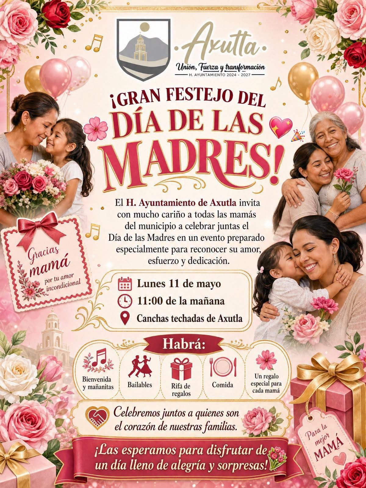 ¡PORQUE MADRE SOLO HAY UNA, QUEREMOS CELEBRARLA EN GRANDE! 🌸